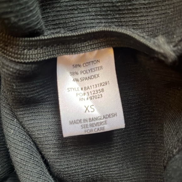 NWT!! Rebellious One black XS tank top - Picture 5 of 6